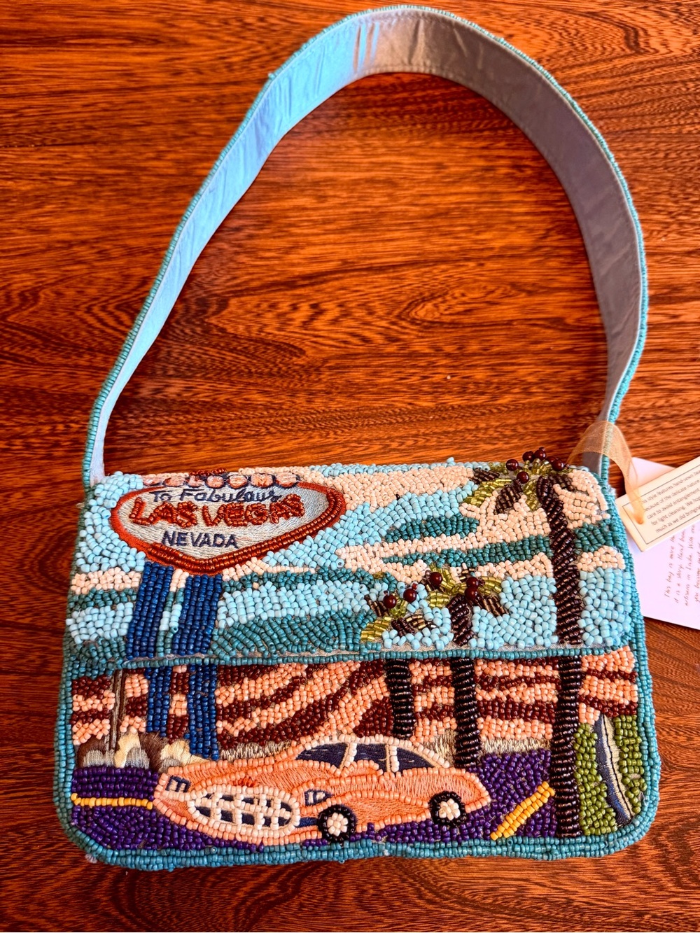 Viral and Much Sought After Las Vegas Hand Beaded Bag, Perfect For The Strip!